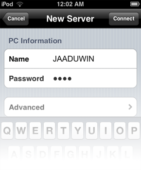 Jaadu Password Entries